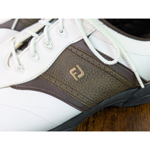Footjoy Greenjoys Golf Shoes Men\'s Tan & White  Size 13M main image 11